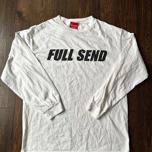 Full Send White Long Sleeve